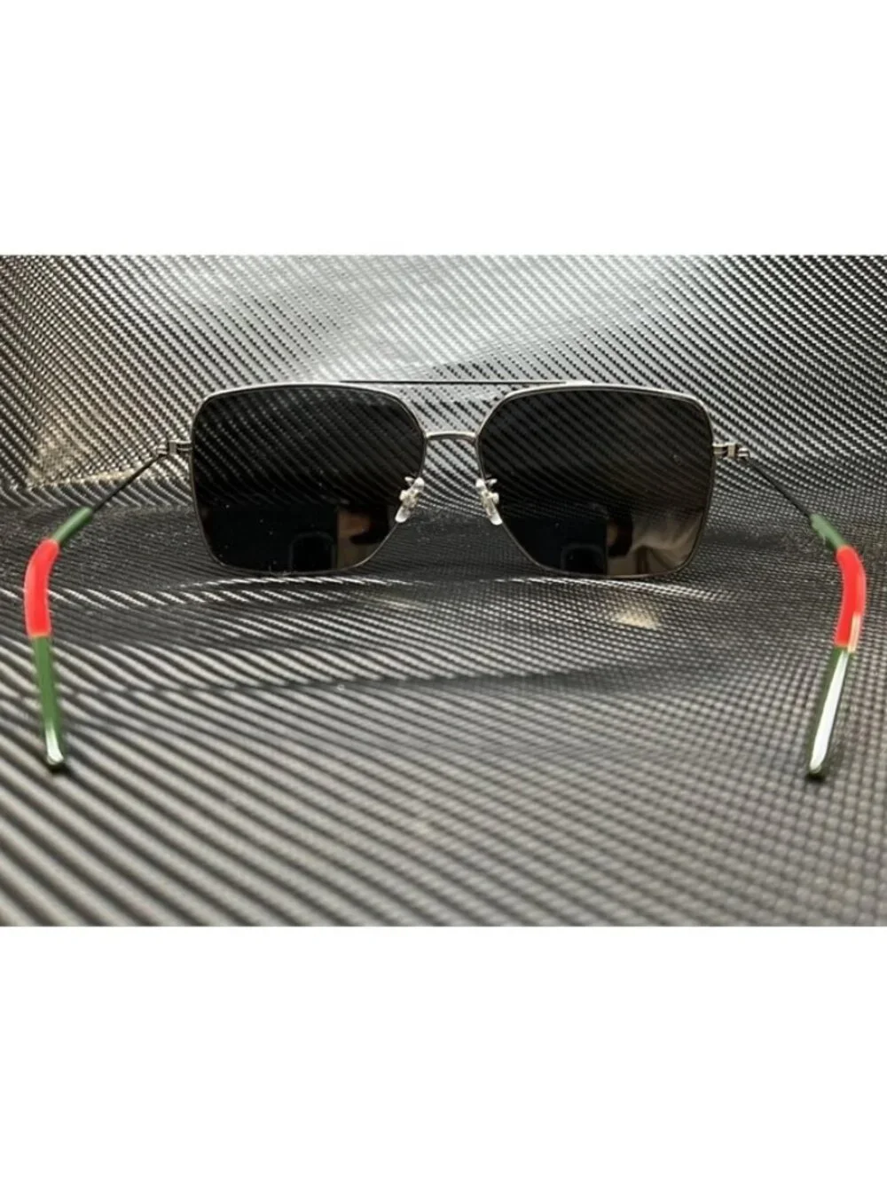 New Gucci Men  Ruthenium Sunglasses  61- 14- 150